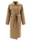 Max Mara Camel Cashmere Artur Coat In Brown