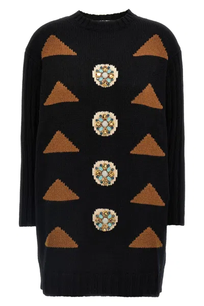 Max Mara Women 'maracas' Dress In Black