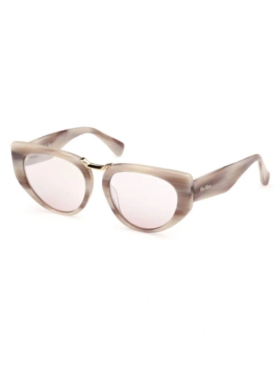 Max Mara 54mm Cat Eye Sunglasses In Neutrals