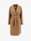 Max Mara Women  Beige Coats In Cream