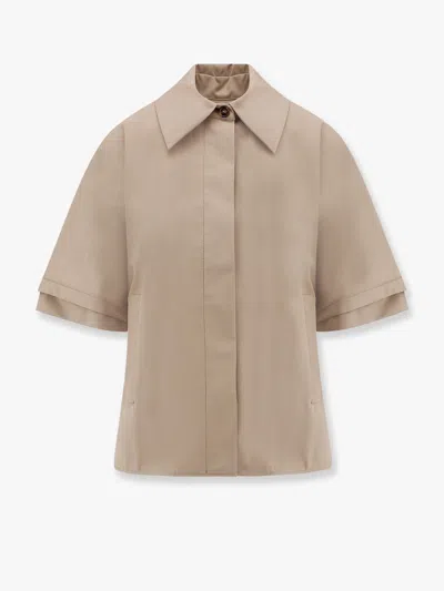 Max Mara Women  Beige Jackets In Brown