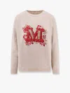 Max Mara Women  Beige Knitwear In Cream