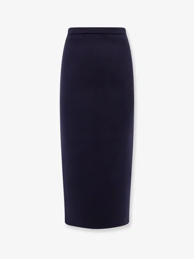 Max Mara Palo Skirts Blue In Black
