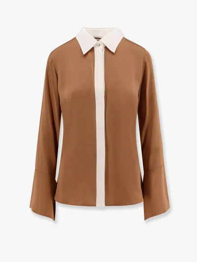 Max Mara Women  Brown Shirts