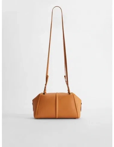 Max Mara Logo Shoulder Bag In Brown