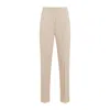Max Mara Empoli Cotton Twill Pants In Multicolor