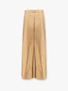 Max Mara Elastic Waist Casual Pants In Gold