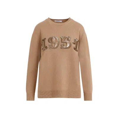 Max Mara Women  Plata 1951 Sweater In Brown