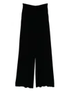 Max Mara Pleated Trousers In Black