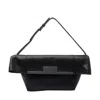 Max Mara Medium Clutch Bag Metal Bar Detail In Black