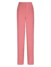 Max Mara Studio Medusa Wide Leg Trousers In Pink
