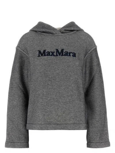 Max Mara Women's Melange Midnight Cotton Blend Gary Sweatshirt