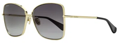 Max Mara Women's Menton1 Sunglasses Mm0097 32b Gold/black 59mm In Multi