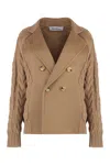 Max Mara Micio Jacket In Camel