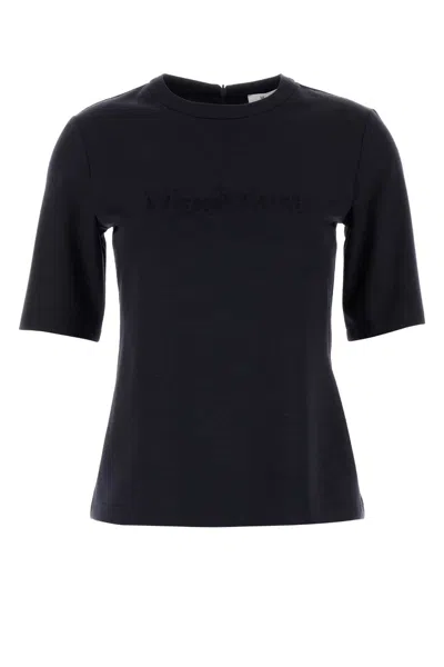Max Mara Women Midnight Blue Wool Peter T-shirt