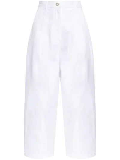 Max Mara Women Mina Trousers In White