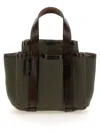 Max Mara Canvas Xs Cabas Tote In Green