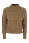 Max Mara Maxmara Women Miranda - Wool And Cashmere Sweater In Camel