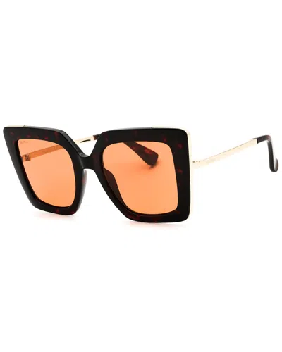 Max Mara Women's Mm0051 52mm Sunglasses In Brown