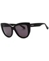 Max Mara Women's Mm0076 55mm Sunglasses In Black