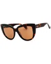 Max Mara Women's Mm0076 55mm Sunglasses In Brown