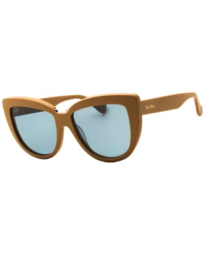Max Mara Women's Mm0076 55mm Sunglasses In Brown