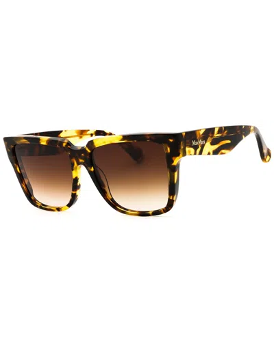 Max Mara Women's Mm0078 57mm Sunglasses In Brown