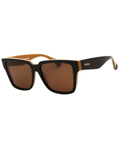 Max Mara Women's Mm0078 57mm Sunglasses In Brown