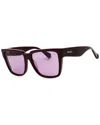 Max Mara Women's Mm0078 57mm Sunglasses In Burgundy