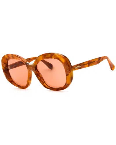 Max Mara Women's Mm0087 55mm Sunglasses In Brown
