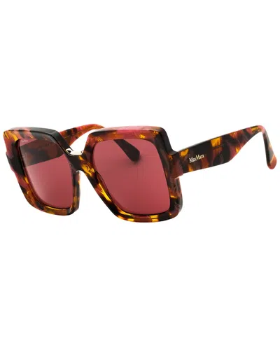 Max Mara Women's Mm0088 56mm Sunglasses In Brown