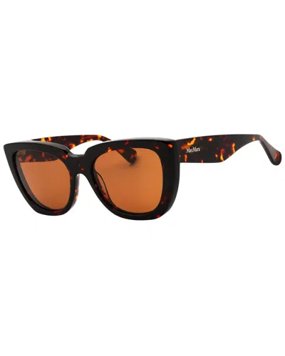 Max Mara Women's Mm0090 54mm Sunglasses In Yellow