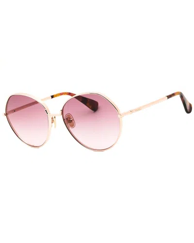 Max Mara Women's Mm0096 57mm Sunglasses In Metallic