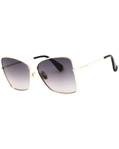 Max Mara Women's Mm0097 59mm Sunglasses In Gold