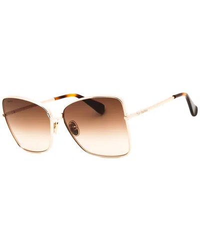 Max Mara Women's Mm0097 59mm Sunglasses In Metallic