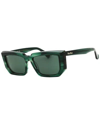 Max Mara Women's Mm0126 54mm Sunglasses In Green