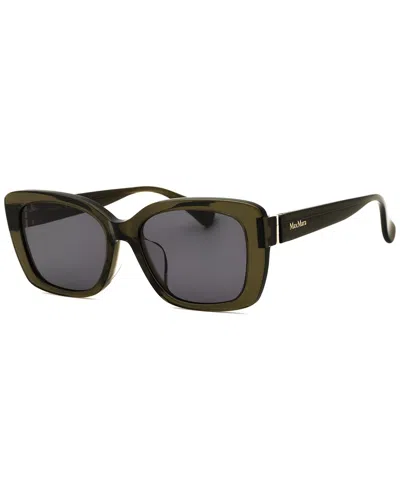 Max Mara Women's Mm0158-k 55mm Sunglasses In Green