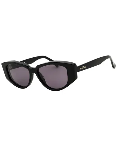 Max Mara Women's Mm0161 52mm Sunglasses In Black