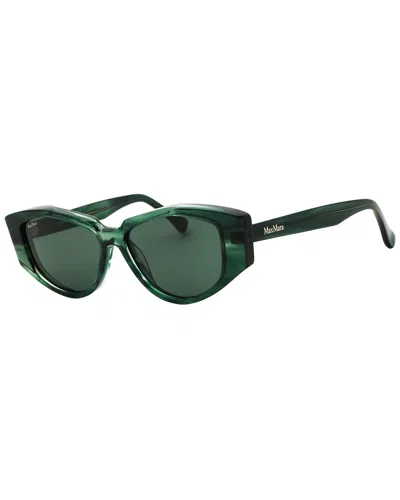 Max Mara Women's Mm0161 52mm Sunglasses In Green