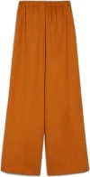 Max Mara Navigli High-rise Cotton Wide-leg Pants In Orange