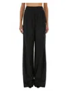 Max Mara Navigli Viscose Blend Trouser With Sequins In Black