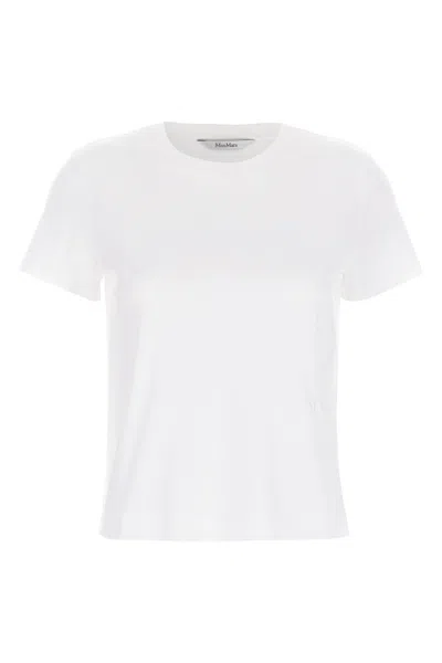 Max Mara 'nerina' Crew Neck T-shirt In White