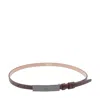 Max Mara Adjustable Length Belts For Perfect Fit In Brown