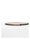 Max Mara Women's Newplate1 Classic Belt In Black