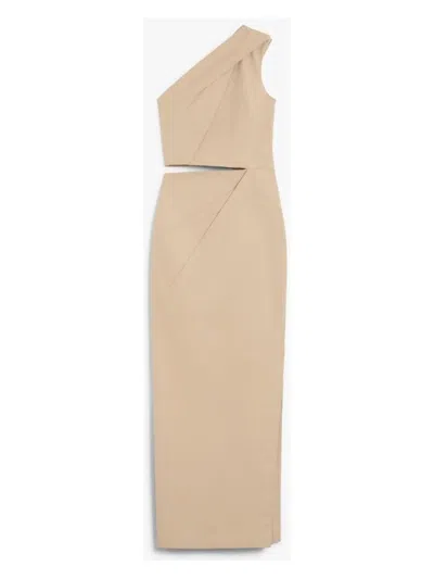 MAX MARA WOMEN'S NIEVO DRESS CARAMEL | SIZE 40 | 2511221233600011