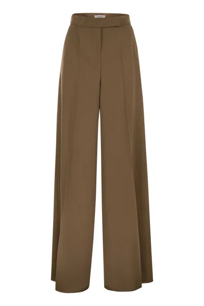 MAX MARA WOMEN'S NINFA - WOOL GABARDINE TROUSERS