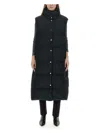 Max Mara Women's Nylon Vest In Black