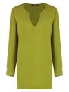 Max Mara Oboli Blouse In Green
