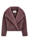 Max Mara Oggeri Casual Jackets And Parka Purple In Purple