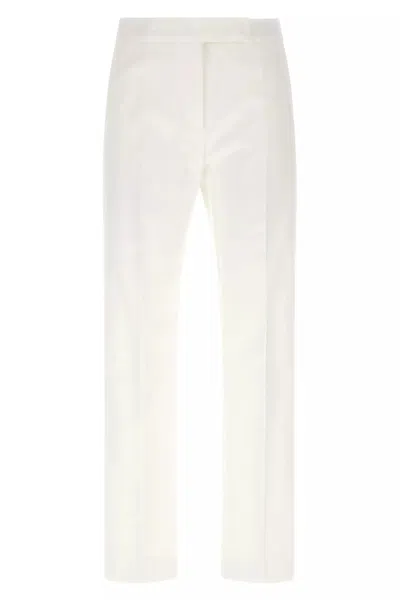 Max Mara Women 'okra' Pants In White